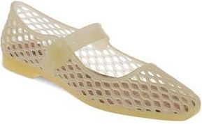 Mia Coco Jelly Flat in Butter Yellow Translucent at Nordstrom Rack, Size 10