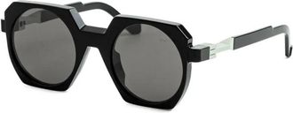 Vava Bl 0041 Black Silver Zonnebrillen - unisex - Zonnebrillen - Zwart - 50 MM - Accessoires