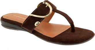 Andr&eacute; Assous Nix T-Strap Sandal in Pinecone at Nordstrom, Size 6.5