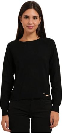 Gaud&igrave; Crew Neck Sweater - Dames - Ronde hals truien - Zwart - XL - Truien & Vesten