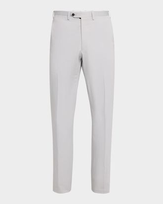 Kiton Men & apos;s Cotton-Cashmere Twill Trousers