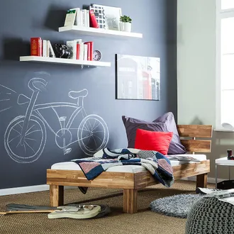 Ars Natura home24 Massivholzbett AresWOOD