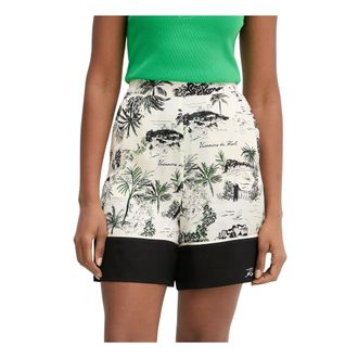 Karl Lagerfeld Dames, Korte broeken, Veelkleurig, Maat: M Viscose