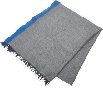 Bulgari Pre-owned Scarves, female, Gray, Size: ONE SIZE Pre-owned Stole
