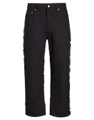 8 by YOOX COTTON BICOLOR CARROT PANTS