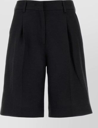 Pantaloni Torino viscose blend simone tailored bermuda shorts