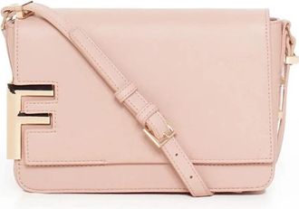 Fracomina Roze Schoudertas met Verstelbare Band - Dames - Schoudertassen - Roze - ONE Size - Polyester - Tassen