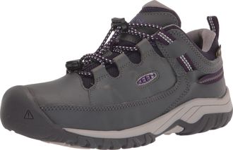 Keen Unisex Kids Targhee Low Height Waterproof Hiking Shoe, Magnet Tillandsia Purple, 12 UK Child