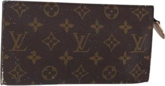 Louis Vuitton Pre-owned Clutches, female, Brown, Size: ONE SIZE Pre-owned Canvas Clutch