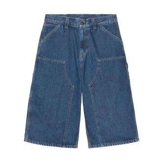 Carhartt Work in Progress Carhartt Wip, Denim Shorts, male, Blue, Size: L Denim Bermuda Shorts