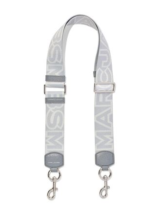 Marc Jacobs Tracolla The Strap con motivo logo - Grigio