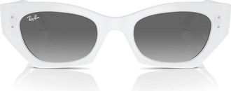 Ray-Ban Zena Rb 4430 Zonnebril - unisex - Zonnebrillen - Wit - 52 MM - Accessoires