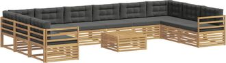vidaXL Juegos De Sof&aacute;s 11 Uds. Vidaxl