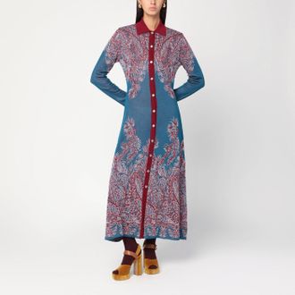 Etro Etro Multicolored Cardigan Long Dress