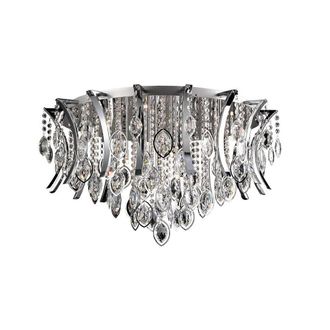 Netlighting Mios Ceiling 15 Light G4 Polished ChromeCrystal NOT LEDCFL Compatible in Grey