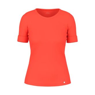 Marc Cain Dames, Tops, Rood, Maat: XS Katoen