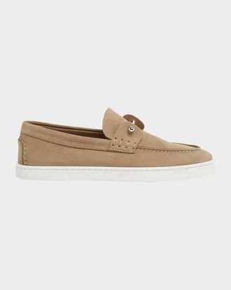 Christian Louboutin Chambeliboat Donna Leather Boat Shoes