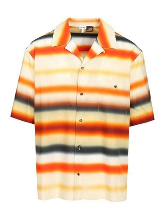 Loewe Short-Sleeved Cotton Shirt