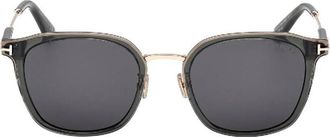 Tom Ford Smoke Square Mens Sunglasses FT1243-K 01A 55