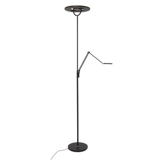 Steinhauer L&aacute;mpara De Pie - Soleil - Negro - Pl&aacute;stico Metal - - Steinhauer