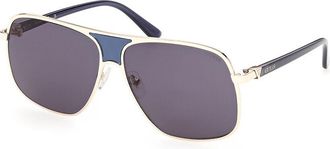 Guess GU00358 32V Womens Sunglasses Gold Size 61