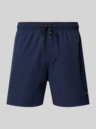Jack & Jones Badehose mit elastischem Bund Modell STMAUI in Dunkelblau, Gr&ouml;&szlig;e S