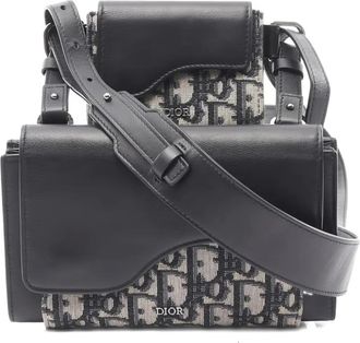 Dior Borsa a spalla Elite Oblique anni 10 - Nero