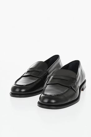Dsquared2 Brushed Leather Penny Loafers Dsquared2