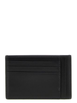 Gucci GG Hammered Leather Card Case - Black