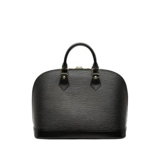 Louis Vuitton Pre-owned Handbags, female, Black, Size: ONE SIZE Pre-owned Alma PM