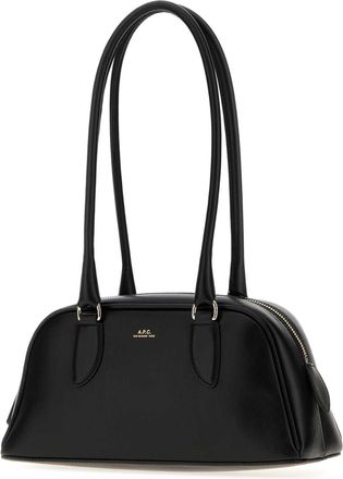 A.P.C. Womens Black Leather Small Paloma Shoulder Bag Noir Borse A Tracolla