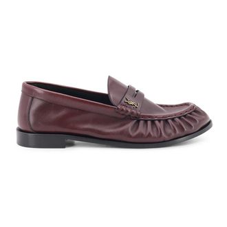 Saint Laurent Schoenen, Heren, Rood, 44 EU, Leer, Le Loafer Supple