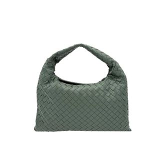 Bottega Veneta Pre-owned Shoulder Bag - Dames - Pre-owned - Groen - Maat: ONE Size Leer