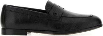 Ferragamo Tiberio Loafers - Heren - Loafers - Zwart - 38 EU - Leer - Schoenen