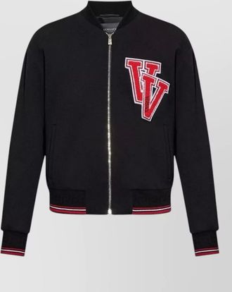 Versace virgin wool bomber jacket