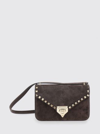 Valentino Garavani Rockstud Suede Mini Crossbody Bag with Studs