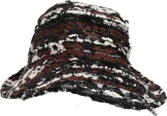Dolce & Gabbana Women Multicolor Acrylic Tweed Bucket Capello Hat