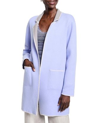 Nic+Zoe NIC+ZOE Cool Nights Reversible Knit Jacket