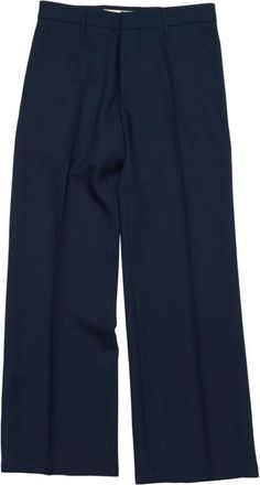 Stockholm Surfboard Club Navy Sune Wide Broek - Heren - Wijde Broeken - Blauw - XL - Polyester - Broeken