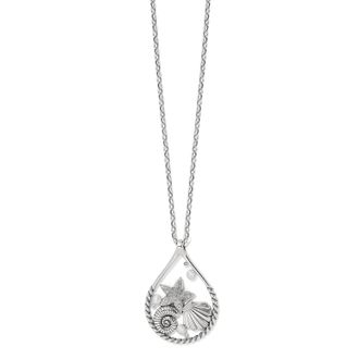 Brighton Sea Dreamer Convertible Pendant Necklace In Silver