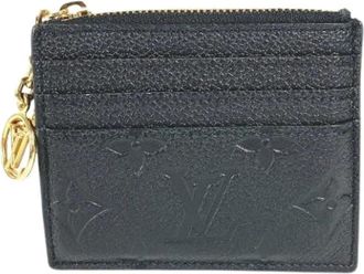 Louis Vuitton Pre-owned Wallets, female, Black, Size: ONE SIZE Pre-owned Canvas Wallet