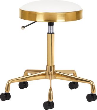 OEM Taburete Cosm&eacute;tico H7 Gold White