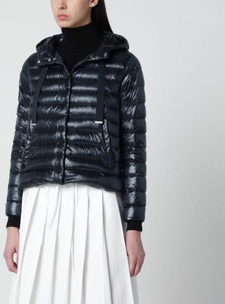 Herno Navy blue ultralight nylon puffer jacket