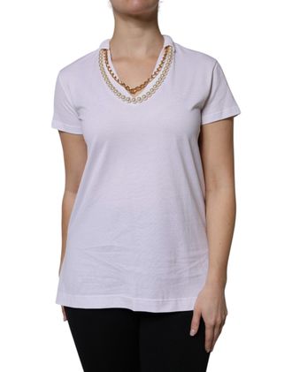 Dolce & Gabbana Cotton Crew Neck T-Shirt - White