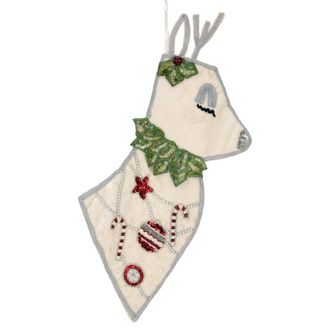 Mark Roberts Christmas Reindeer Stocking in Cream at Nordstrom