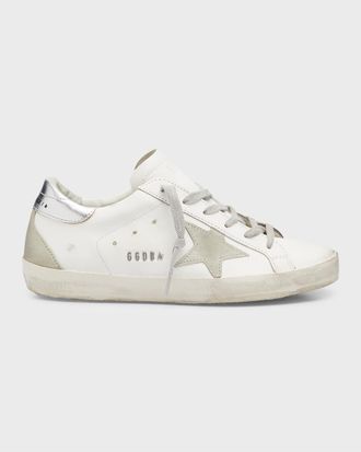 Golden Goose Super-Star Mixed Leather Sneakers
