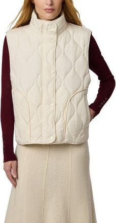Bernardo Beekman Quilted Puffer Vest in Ecru at Nordstrom Rack, Size Xx-Large
