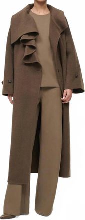 Staud Noah Coat In Taupe