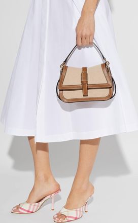 Furla Flow Mini Handheld Bag, Womens, Brown