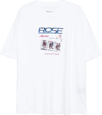 Martine Rose T-shirt con stampa - Bianco